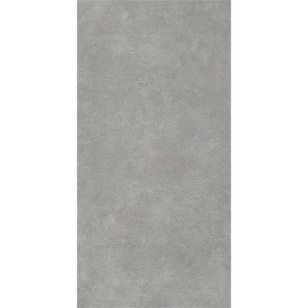 Albendo, vloeren specialist - De Vloertegel / Wandtegel Kale Cement Cold Grey 60x120cm is een rechthoekige, vlakke grijze tegel met een subtiel gevlekte textuur en een gladde matte afwerking voor een minimalistische, moderne look.